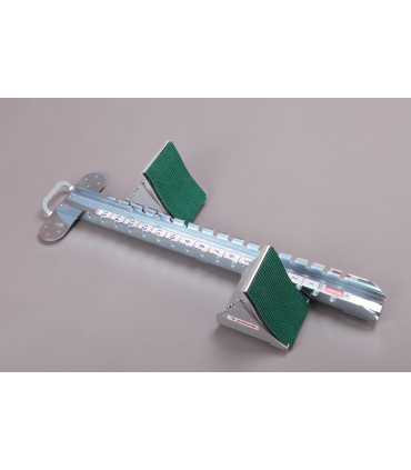 BLOK STARTOWY WYCZYNOWY STALOWO-ALUMINIOWY Z SZEROKIMI OPARCIAMI PBS17-03