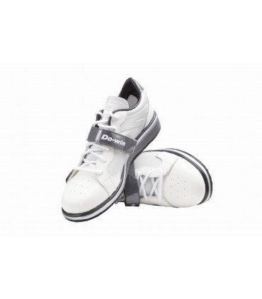 Buty do podnoszenia ciężarów biało-szare J1038N-P